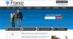 Desktop Screenshot of franceins.com